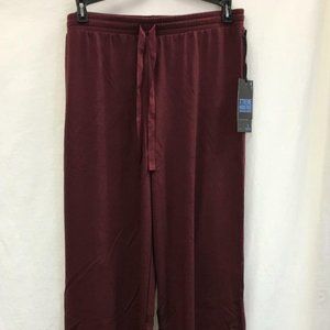 Lusome Donna Knit Lounge Pants Maroon XS NWT